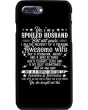 Load image into Gallery viewer, Shes Stubborn Messy And A Brat At Times Black Gift For Husband Phone case