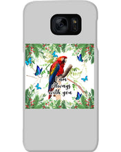 Load image into Gallery viewer, Scarlet Macaw With Butterflies I Am Always With You Gift For Lover Phone case