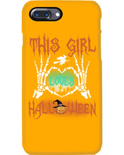 Load image into Gallery viewer, This Girl Loves Halloween Gift For Girls Phone case