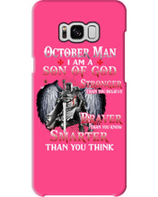Load image into Gallery viewer, October Man Son Of God Birthday Meaningful Gift For Men Phone case