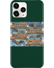 Load image into Gallery viewer, Do What Makes You Happy With Bats Gift For Girls Phone case