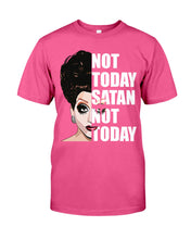 Load image into Gallery viewer, Not Today Satan Not Today Gift For Women Guys Tee