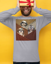 Load image into Gallery viewer, Three Cute Shih Tzu In Bag Gift For Dog Lovers Unisex Long Sleeve