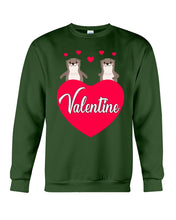 Load image into Gallery viewer, Couple Otter Valentine's Day Gift For Otter Lovers Sweatshirt