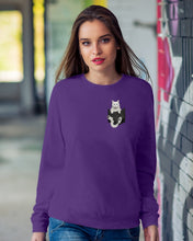 Load image into Gallery viewer, Cat In Your Front Pocket Great Gift For Cat Lovers Sweatshirt