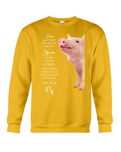 Load image into Gallery viewer, Pig I'm Your Friend Gift For Pig Lovers Sweatshirt