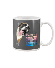 Load image into Gallery viewer, Easilly Distracted By Boxers Gift For Dog Lovers Mug