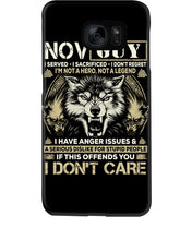 Load image into Gallery viewer, November Guy I Am Not A Hero Not A Legend I Have Anger Issues Birthday Gift Phone case