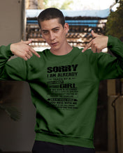 Load image into Gallery viewer, I'm Already Taken By December Sexy And Crazy Girl For Birthday Gift Sweatshirt