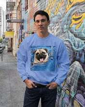 Load image into Gallery viewer, baby Pug In Denim Pocket Gift For Dog Lovers Sweatshirt