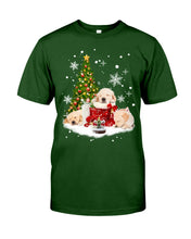 Load image into Gallery viewer, Funny Golden Retrievers Sleep In Red Boots Gift For Dog Lovers Guys Tee