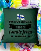 Load image into Gallery viewer, I'm Not Angry I'm Finnish I Smile From The Inside Trending Pillow Cover