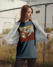 Load image into Gallery viewer, Three Cute Shih Tzu In Bag Gift For Dog Lovers Guys Tee
