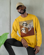 Load image into Gallery viewer, Three Cute Shih Tzu In Bag Gift For Dog Lovers Sweatshirt