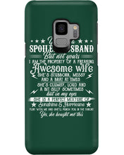 Load image into Gallery viewer, Shes Stubborn Messy And A Brat At Times Black Gift For Husband Phone case