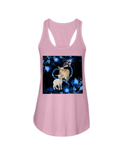 Load image into Gallery viewer, Lovely Phone Case Twinkling Blue Heart Gift For Goat Lovers Ladies Flowy Tank
