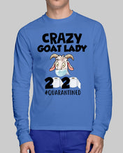 Load image into Gallery viewer, Crazy Goat Lady 2020 Quarantined Gift For Goat Lovers Unisex Long Sleeve