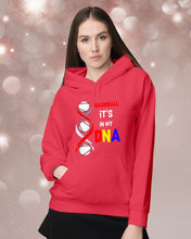 Load image into Gallery viewer, Baseball Be My DNA Gift For Sport Lovers Hoodie