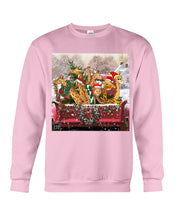 Load image into Gallery viewer, Giraffe Red Car Merry Christmas Gift For Giraffe Lovers Sweatshirt
