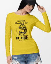 Load image into Gallery viewer, Gift For Daughter-in-law In World Where You Can Be Anything Be Kind Unisex Long Sleeve