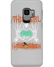 Load image into Gallery viewer, This Girl Loves Halloween Gift For Girls Phone case