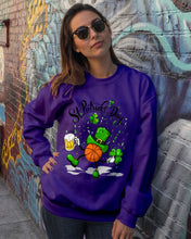 Load image into Gallery viewer, Basketball Saint Patrick's Day Gift For Basketball Lovers Sweatshirt