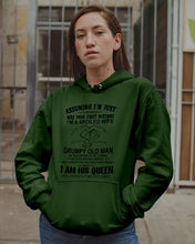 Load image into Gallery viewer, A Spoiled Wife Of An October Grumpy Old Man Birthday Meaningful Gift Hoodie