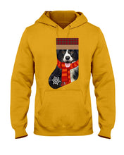 Load image into Gallery viewer, Santa Border Collie In Stock Gift For Dog Lovers Hoodie