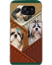 Load image into Gallery viewer, Three Cute Shih Tzu In Bag Gift For Dog Lovers Phone case