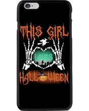Load image into Gallery viewer, This Girl Loves Halloween Gift For Girls Phone case