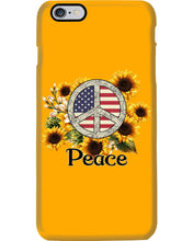 Load image into Gallery viewer, Peace Sign Sunflower Birthday Gift For Girls Phone case