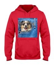 Load image into Gallery viewer, Australian Shepherd In Denim Pocket Gift For Dog Lovers Hoodie