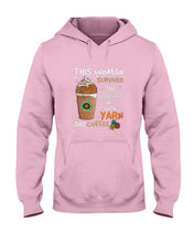 Load image into Gallery viewer, The Quarantine Time With Yarn And Coffee Gift For Women Hoodie