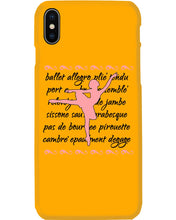 Load image into Gallery viewer, Ballet Words Pink Pattern Gift For Ballet Dancer Phone case