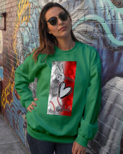 Load image into Gallery viewer, Baseball Peaceful Love Gift For Baseball Lovers Sweatshirt