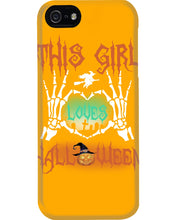 Load image into Gallery viewer, This Girl Loves Halloween Gift For Girls Phone case