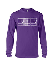 Load image into Gallery viewer, Vintage Funny Guitar Chords Custom Gift For Guitar Lovers Unisex Long Sleeve