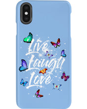Load image into Gallery viewer, Butterfly Live Laugh Love Gift For Lover Phone case