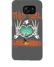Load image into Gallery viewer, This Girl Loves Halloween Gift For Girls Phone case