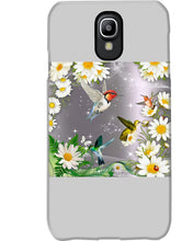 Load image into Gallery viewer, Hummingbird With English Daisy Gift For Birds Lovers Phone case