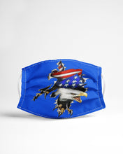 Load image into Gallery viewer, Eagle Giant Scratch USA Flag Gift For Women Cloth Face Mask
