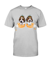 Load image into Gallery viewer, Beagle Hand Bones My Breast Gift For Dog Lovers Guys Tee