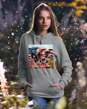 Load image into Gallery viewer, American Flag Sky Flower German Shepherd Gift For Dog Lovers Hoodie
