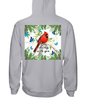 Load image into Gallery viewer, Scarlet Macaw With Butterflies I Am Always With You Gift For Lover Hoodie