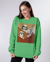 Load image into Gallery viewer, Three Cute Shih Tzu In Bag Gift For Dog Lovers Sweatshirt
