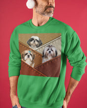 Load image into Gallery viewer, Three Cute Shih Tzu In Bag Gift For Dog Lovers Sweatshirt