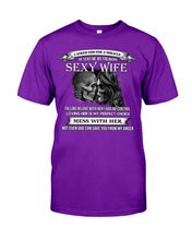 Load image into Gallery viewer, Shes Stubborn Messy And A Brat At Times Black Gift For Husband Guys Tee