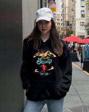 Load image into Gallery viewer, I'm Retired Skiing Is My Job Mountainous Terrain Hoodie