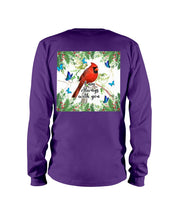 Load image into Gallery viewer, Scarlet Macaw With Butterflies I Am Always With You Gift For Lover Unisex Long Sleeve