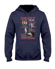 Load image into Gallery viewer, Daddy You Are As Strong As Lion Trending Gift For Animal Lovers Hoodie